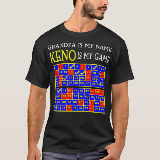 おじいちゃんは私の名前Kenoは私のゲームおじいちゃんKeno Tシャツ