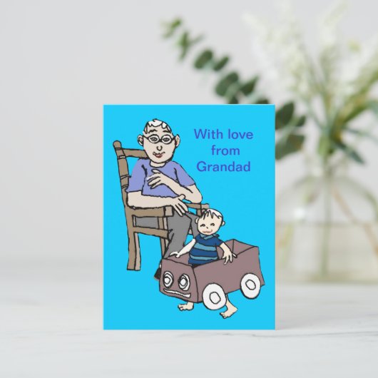 おじいちゃんは私を愛している ポストカード (スタンド正面)