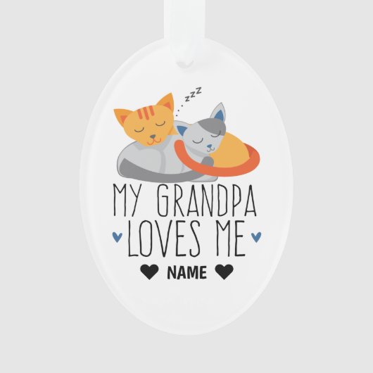 おじいちゃんは私を愛してる オーナメント (正面)