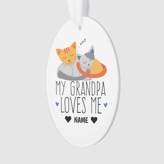 おじいちゃんは私を愛してる オーナメント (正面)