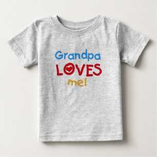 おじいちゃんは私を愛してる ベビーTシャツ