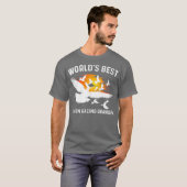 おじいちゃんへのプレゼント  鳩レース 鳩 おしゃれ メンズ Tシャツ (正面フル)