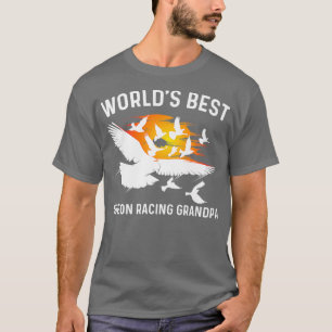 おじいちゃんへのプレゼント 鳩レース 鳩 おしゃれ メンズ Tシャツ