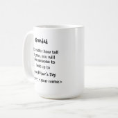 おじいちゃんへの父の日ギフト コーヒーマグカップ (正面左)