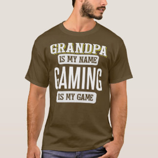 おじいちゃんへの面白いゲームギフト 父の日 Tシャツ