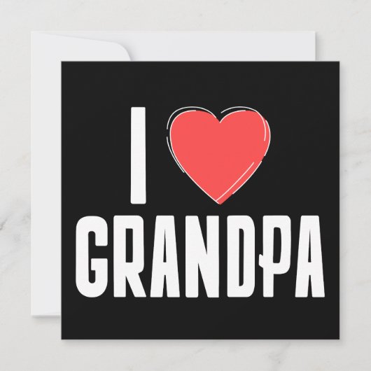 おじいちゃんへ 愛のグリーティングカード - おじいちゃんへのメモ シーズンカード (正面)