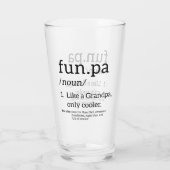 おじいちゃんみたいなファンパクールー タンブラーグラス (裏面)