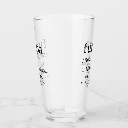 おじいちゃんみたいなファンパクールー タンブラーグラス (右)
