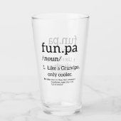 おじいちゃんみたいなファンパクールー タンブラーグラス (正面)