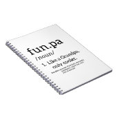 おじいちゃんみたいなファンパクールー ノートブック (右側)