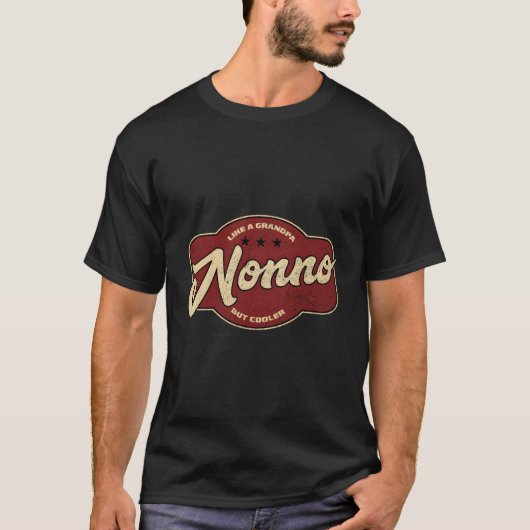 おじいちゃんみたいにダメだがノノイタリアンー Tシャツ (正面)