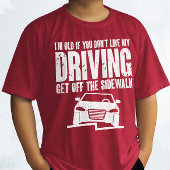 おじいちゃんもしおばあちゃんを運転するのが好きじゃない Tシャツ