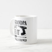 おじいちゃんもしは修理できない我々は全て混乱している コーヒーマグカップ (正面左)