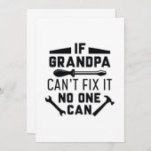 おじいちゃんもしは誰も修正できない サンキューカード (正面/裏面)