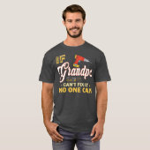 おじいちゃんもしは誰も父親もそれを修正できおもしろいない Tシャツ (正面フル)