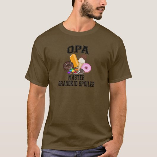 おじいちゃんをネタバレ Tシャツ (正面)
