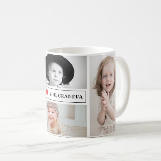 おじいちゃんを愛する写真集 コーヒーマグカップ (正面右)