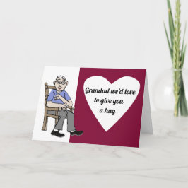 おじいちゃんを抱きしめて カード