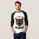 おじいちゃんを散らかさないで – BEAR- Tシャツ (正面フル)