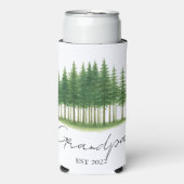 おじいちゃんエスト。[年] – 祖父カスタムへの贈り物 スリム缶クーラー (Seltzer正面)