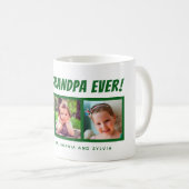 おじいちゃんエバー3枚の写真コーヒーマグ コーヒーマグカップ (正面右)