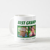 おじいちゃんエバー3枚の写真コーヒーマグ コーヒーマグカップ (正面左)