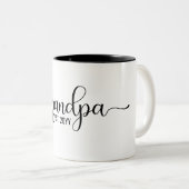 おじいちゃんエパーソナライズされたストおじいちゃん ツートーンマグカップ (正面右)