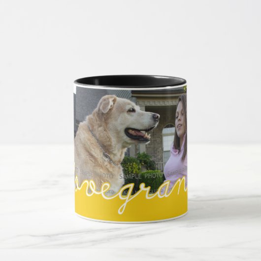 おじいちゃんカスタマイズの写真マグお父さんの日のマグカップ マグカップ (中央)