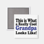 おじいちゃんカッコいい マグネット (正面/裏面)