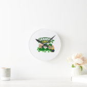 おじいちゃんクルー ラウンド壁時計 (ホーム)