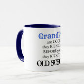 おじいちゃんクールは最高の古い学校の可愛いおもしろい引用文 マグカップ (正面左)