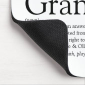 おじいちゃんグランドパパ定義おもしろい マウスパッド (コーナー)