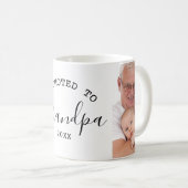 おじいちゃんタイポグラフィ2フォトコラージュに昇格 コーヒーマグカップ (正面右)