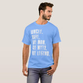 おじいちゃんダーブ人間神話伝説面白いダーブの名言 Tシャツ (正面フル)