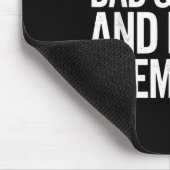 おじいちゃんデザイン父の日Pのためのパピー マウスパッド (コーナー)