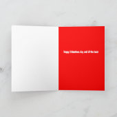 おじいちゃんバレンタインデーのグリーティングカード シーズンカード (内部)