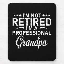 おじいちゃんプロフェッショナルギフトです マウスパッド
