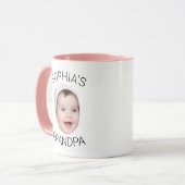 おじいちゃんベイビーフェイス コーヒーマグ 名入れ マグカップ (正面左)