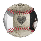 おじいちゃんベビーが妊娠の発表を明らかにする 野球ボール (正面)