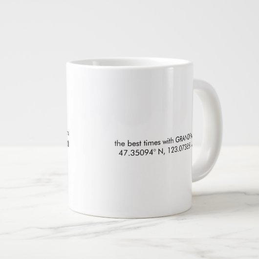 おじいちゃんマグカップ ジャンボコーヒーマグカップ (正面右)