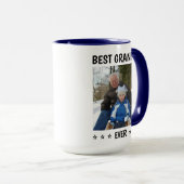 おじいちゃんマグ、おじいちゃん最高のギフト、おじいちゃんマグ。 マグカップ (正面右)