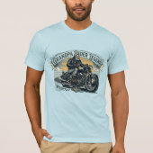 おじいちゃんライダーの伝説トレンディーデザイン Tシャツ (正面)
