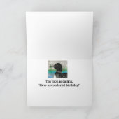 おじいちゃんルーンズコールハッピーバースデー カード (内部)