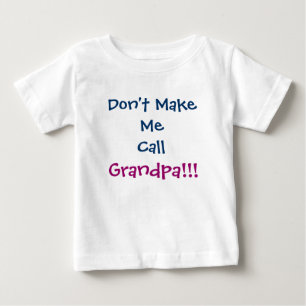 おじいちゃん乳児Tシャツって呼ばないで ベビーTシャツ