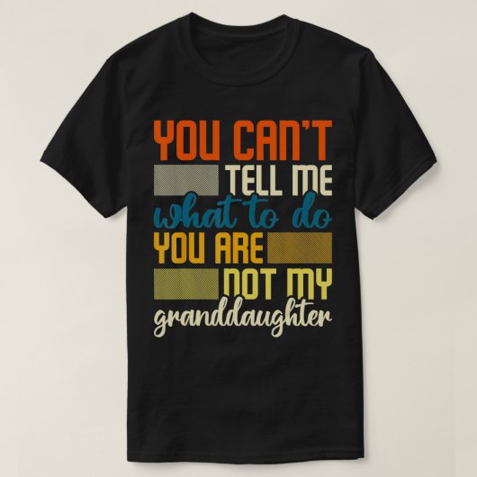 おじいちゃん何してんのおもしろいって言えない Tシャツ (デザイン正面)