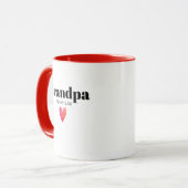 おじいちゃん出産発表マグカップ マグカップ (正面左)