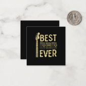 おじいちゃん名言 | 世界で最高のパパギター ノートカード (正面/裏面インサイチュ)