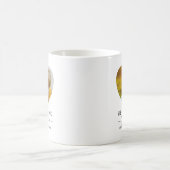 おじいちゃん大好きハートの写真 コーヒーマグカップ (中央)