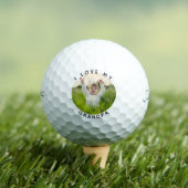 おじいちゃん大好き孫の写真Titleist ゴルフボール (インサイチュ 木)