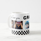 おじいちゃん大好き5枚の思い出 コーヒーマグカップ (正面左)